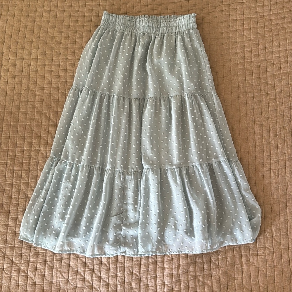 Red Dress Boutique Blue Midi Skirt